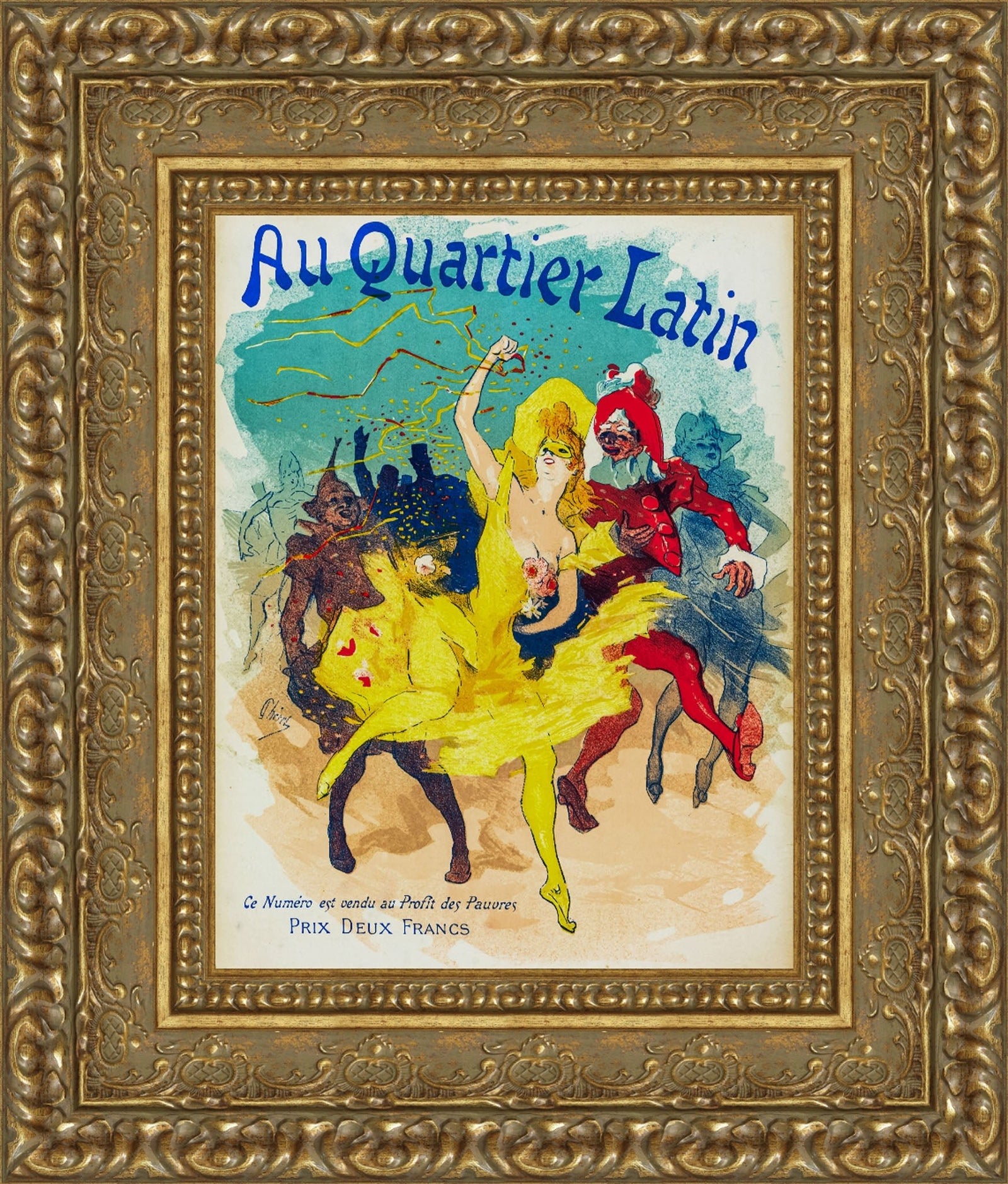 Au Quartier Latin – Jules Chéret, 1894