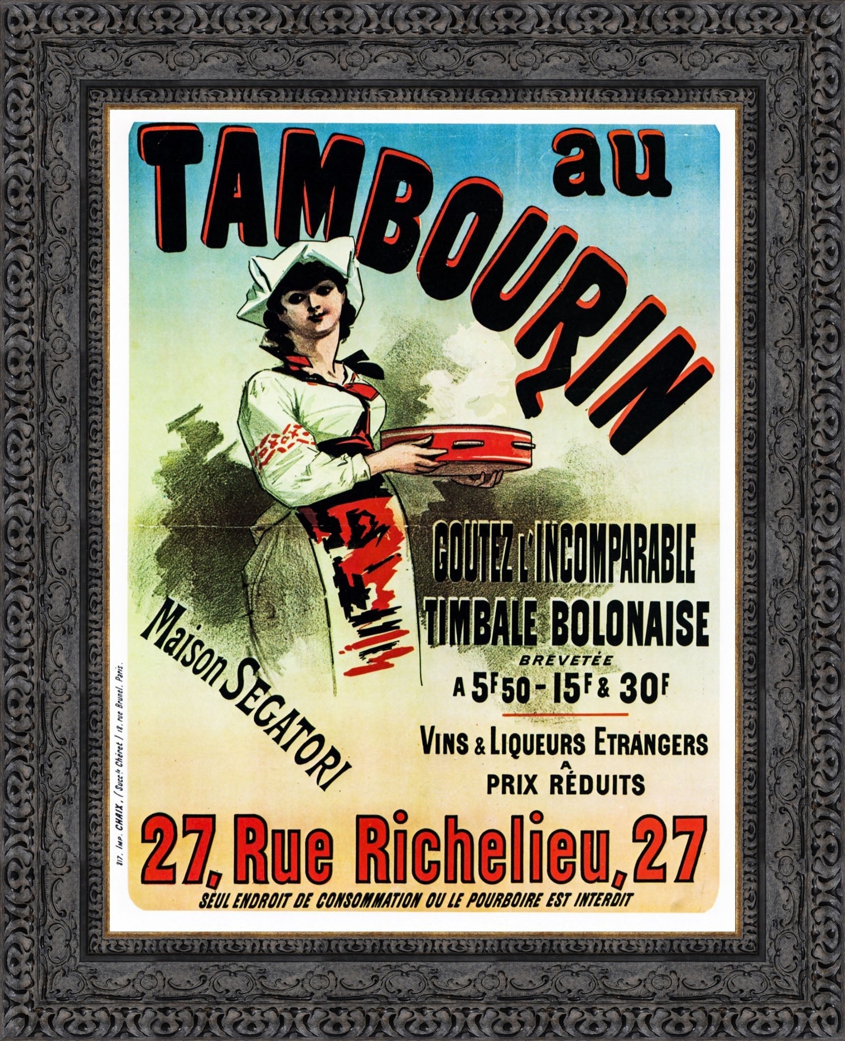 Au Tambouin 1883 - Canvas Classics