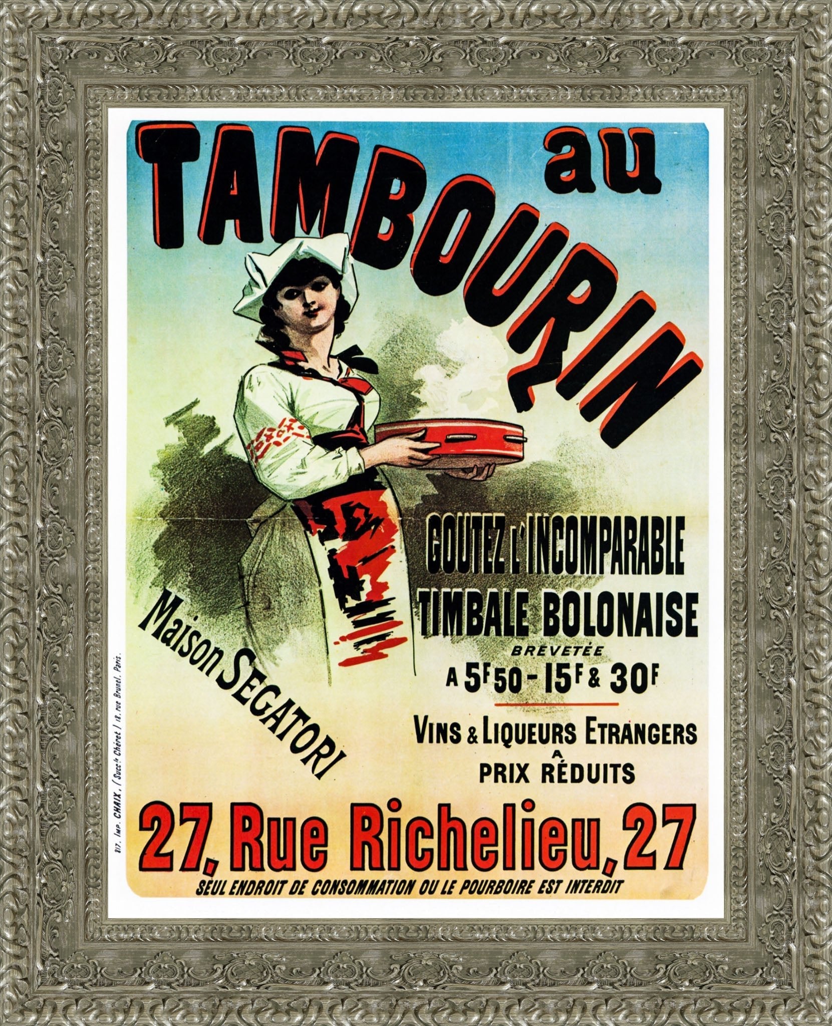 Au Tambouin 1883 - Canvas Classics