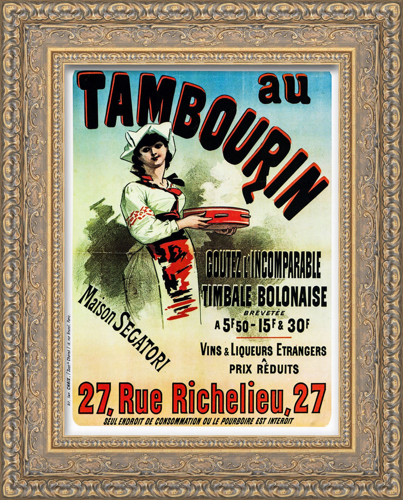 Au Tambourin – Jules Chéret, 1883