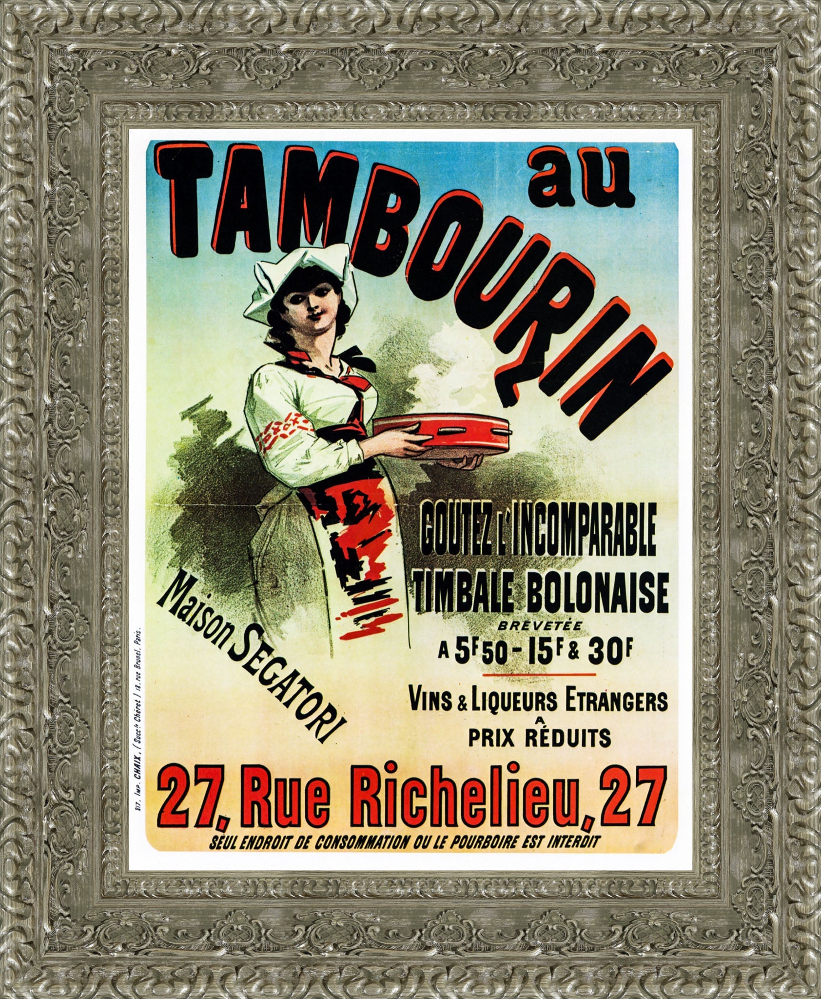 Au Tambouin 1883 - Canvas Classics