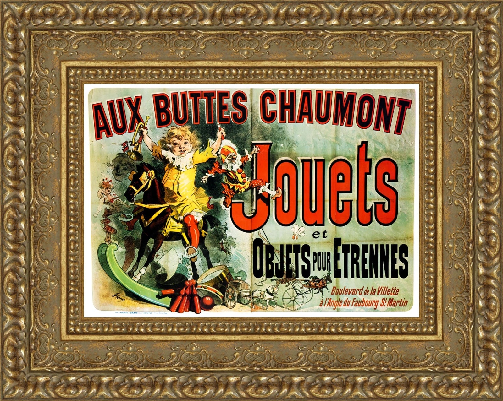 Aux Buttes Chaumont, Jouets – Jules Chéret