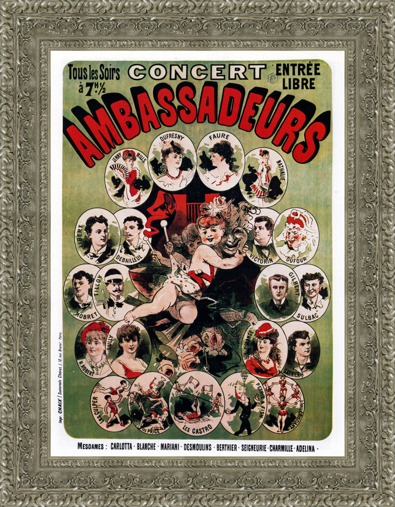 Concert Ambassadeurs – Jules Chéret, 1881