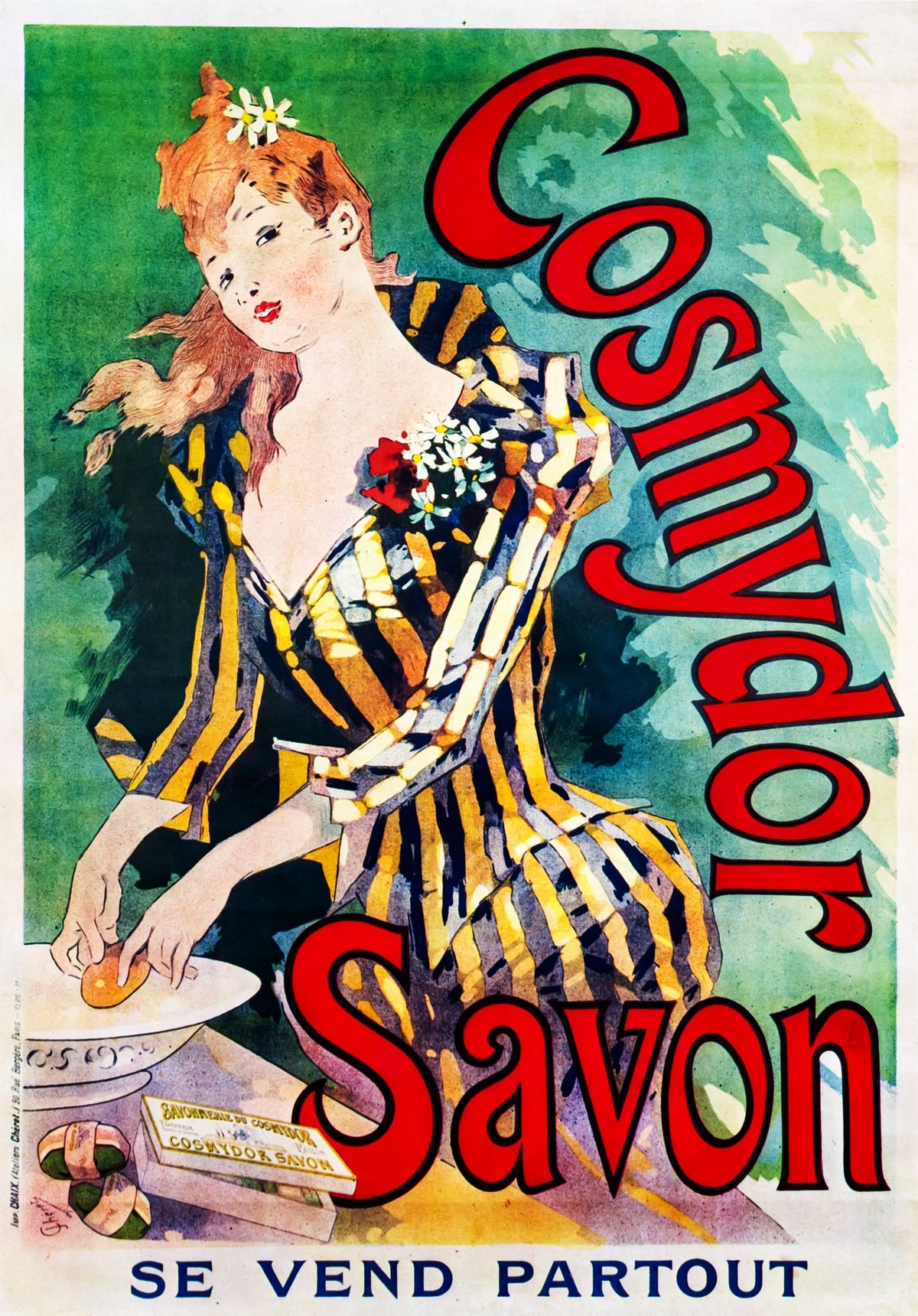 Cosmydor Savon – Jules Chéret, 1891, framed