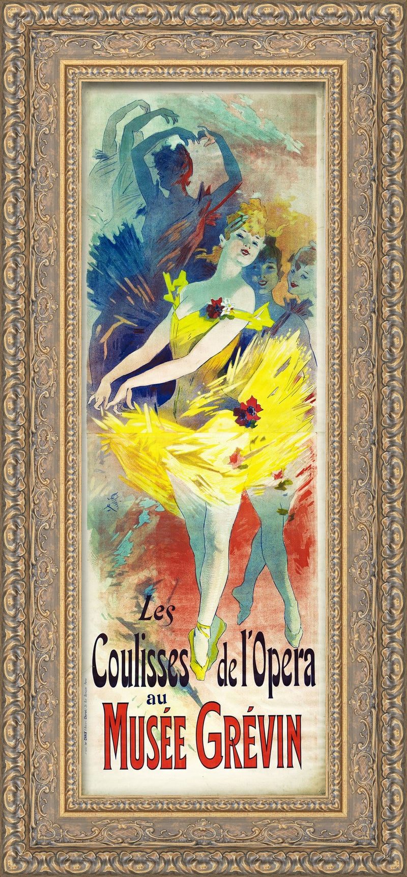 Les Coulisses de l’Opéra au Musée Grévin – Jules Chéret, 1891