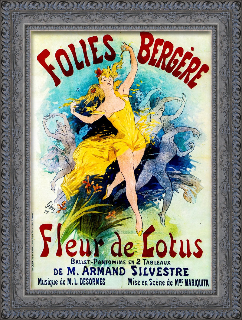Folies-Bergère, Fleur de Lotus – Jules Chéret, 1893