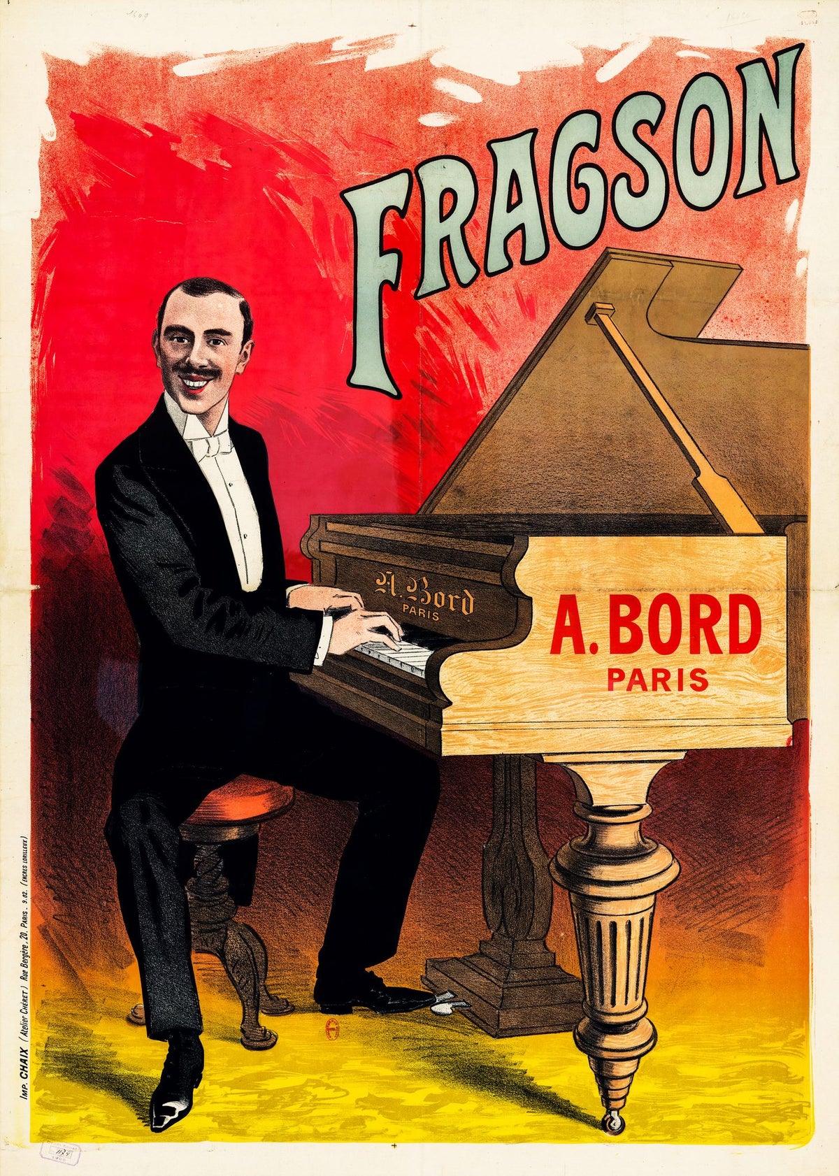 Fragson – Jules Chéret, 1898, framed