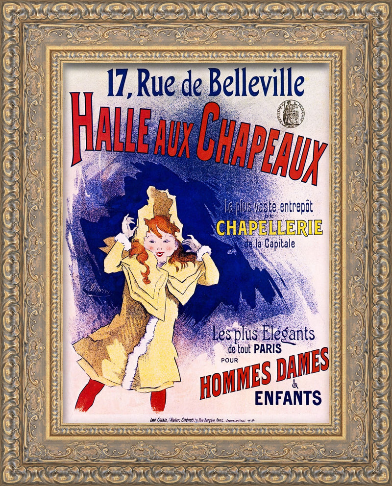 Halle aux Chapeaux – Jules Chéret, 1894