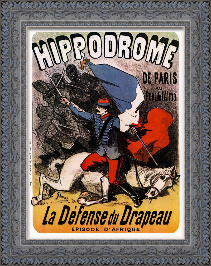 Hippodrome de Paris, La Défense du Drapeau – Jules Chéret
