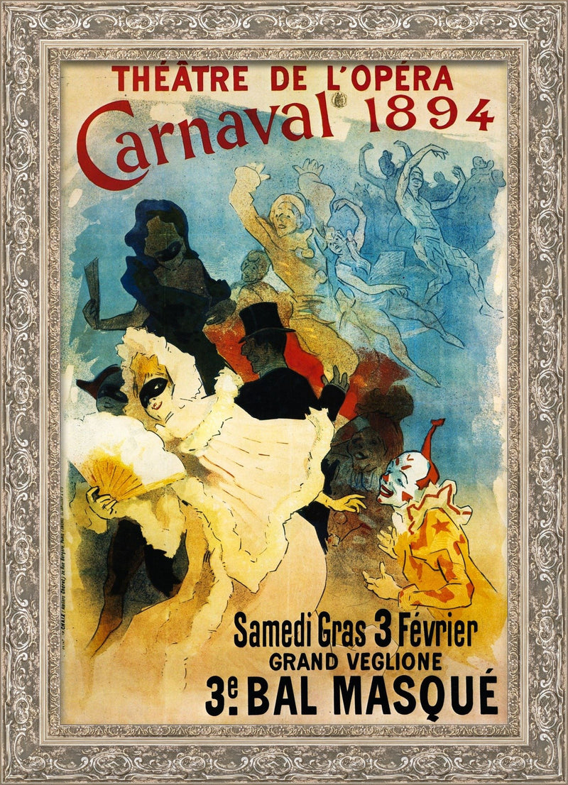 Theatre de l’Opera Carnaval – Jules Chéret, 1894