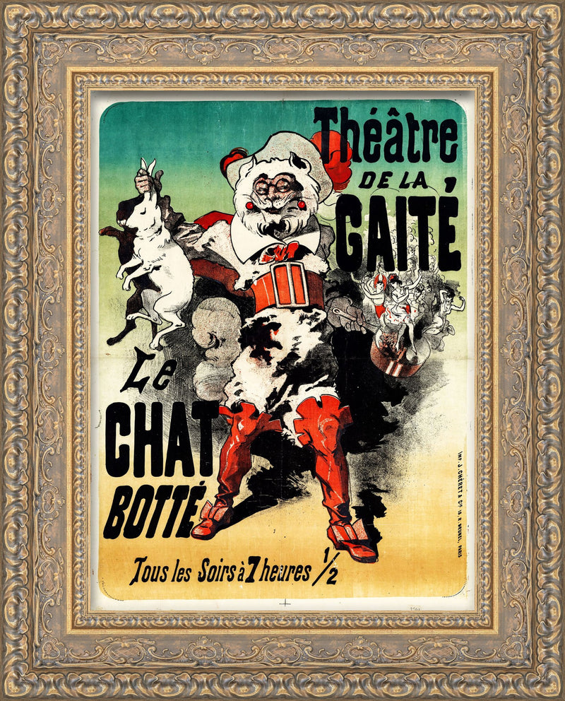 Théâtre de la Gaïté, Le Chat Botté – Jules Chéret, 1878