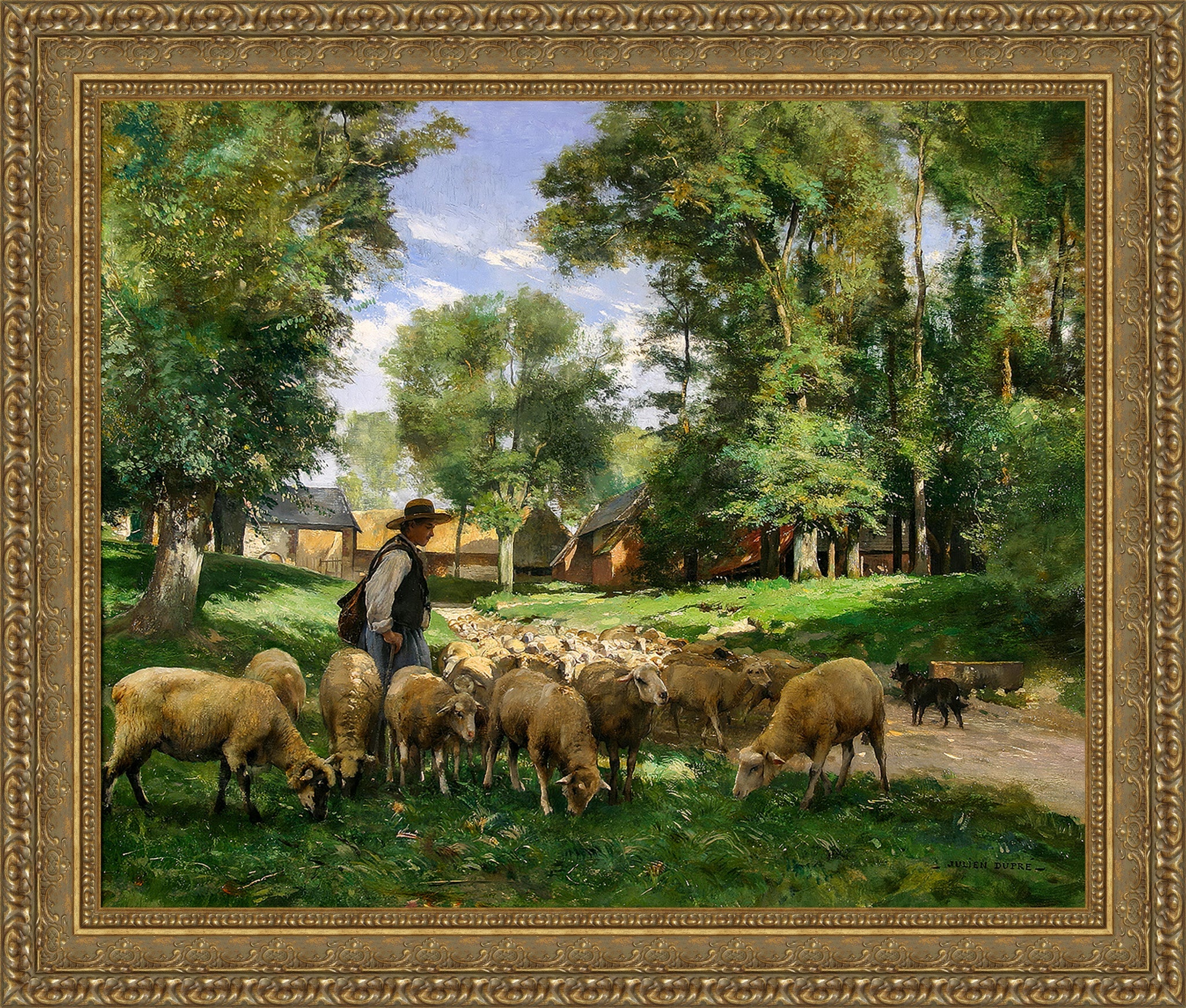 A Shepard And His Flock