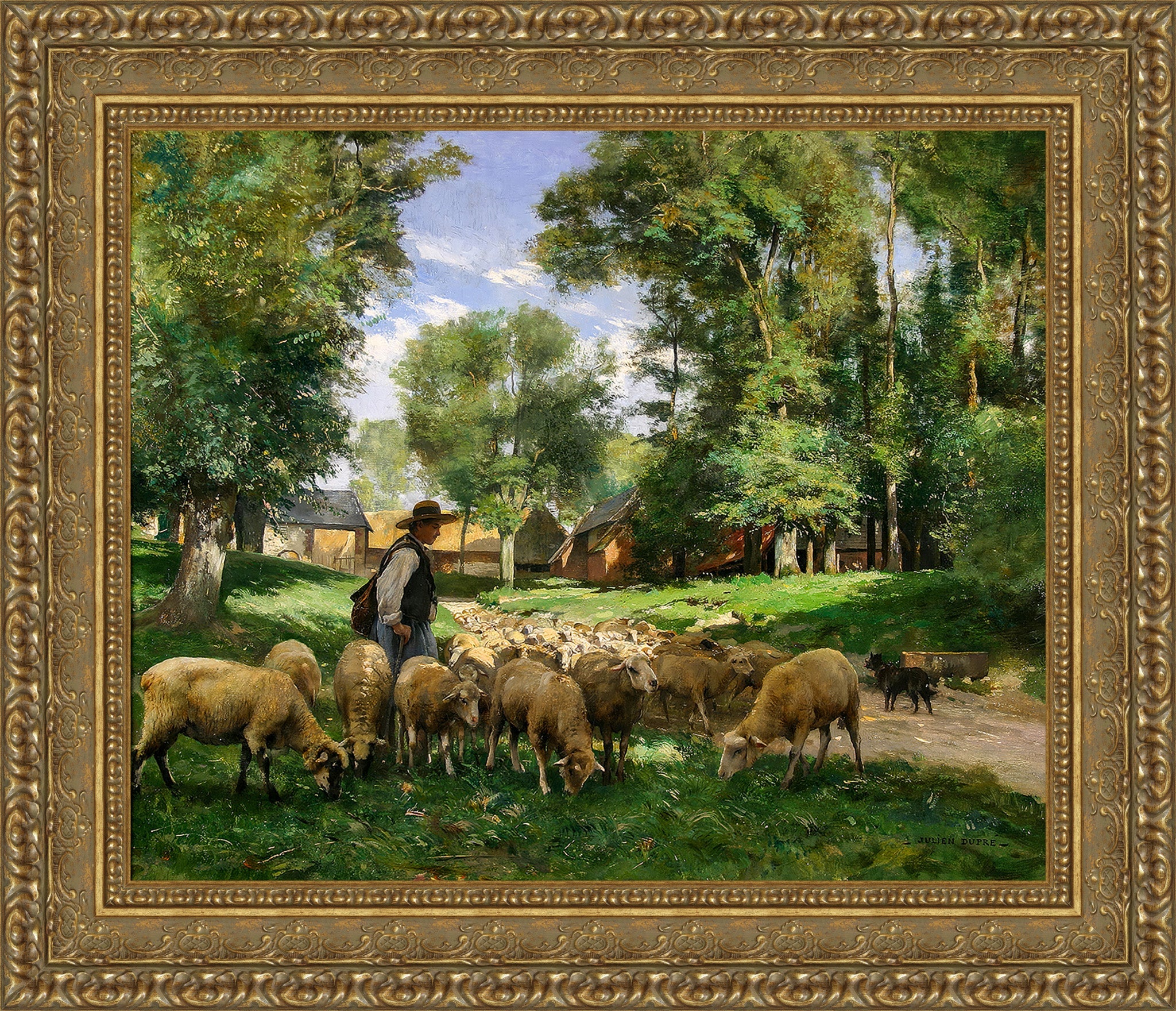 A Shepard And His Flock