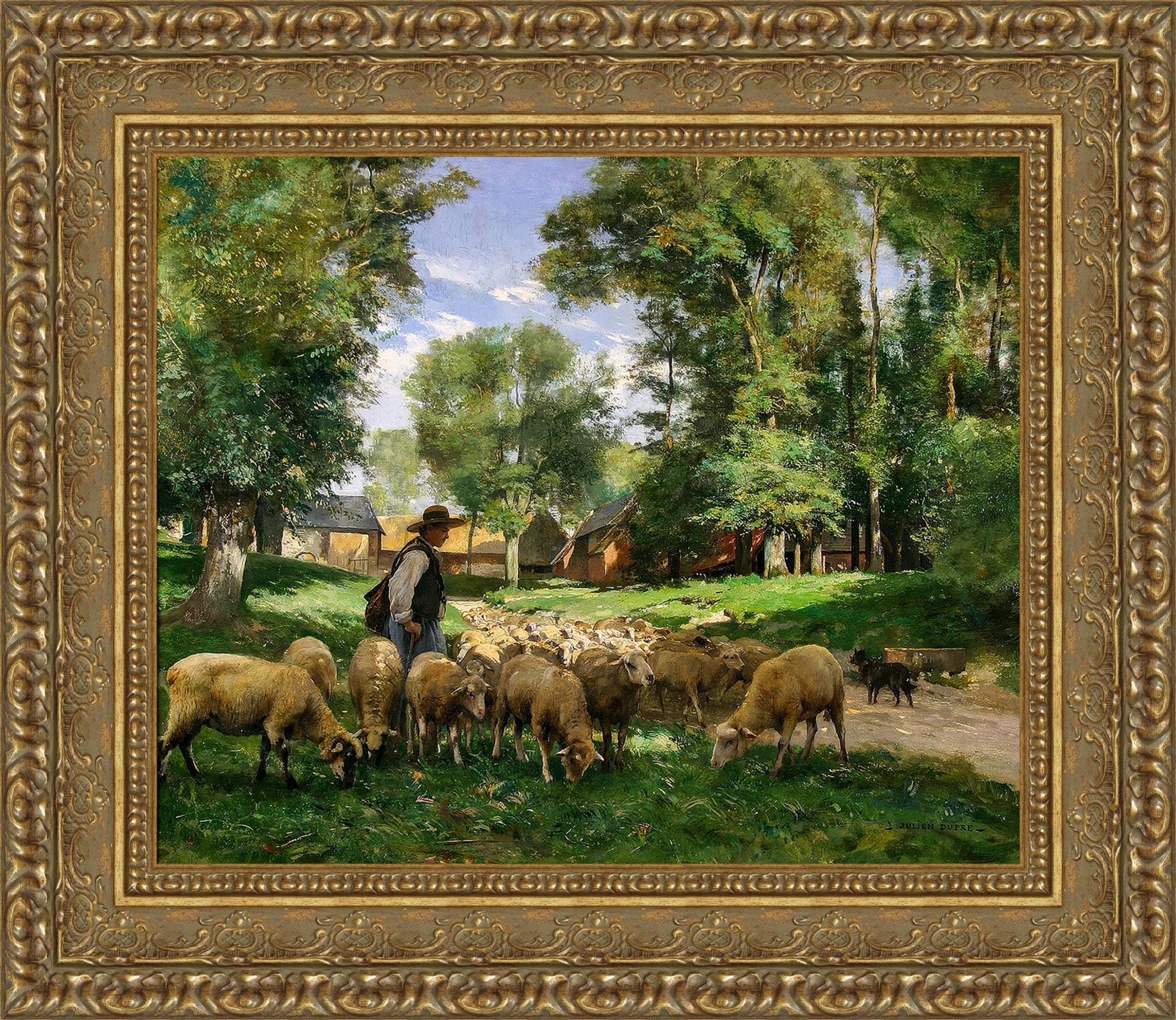 A Shepard And His Flock