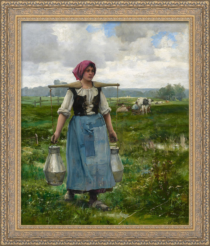 The Milkmaid – Julien Dupré, 1880–1890