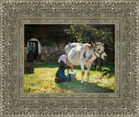 Silver frame