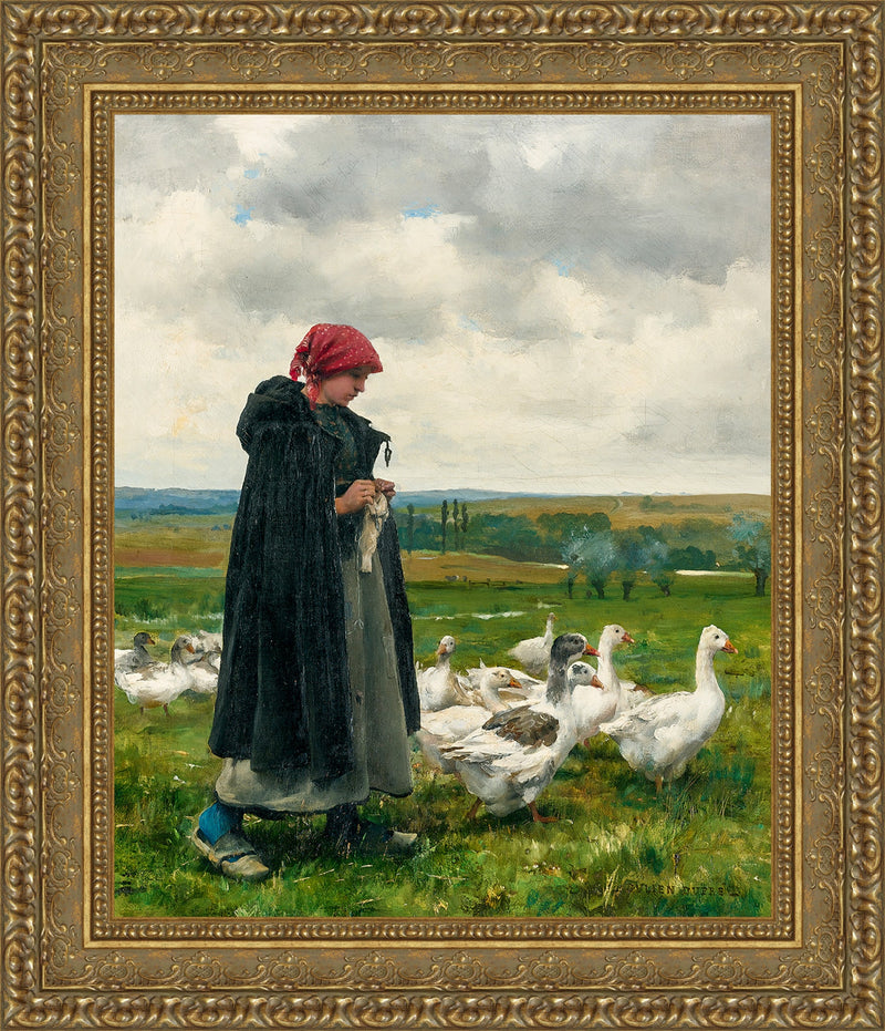 Goose Girl (Une Gardeuse d’Oie) – Julien Dupré, 1880–1890