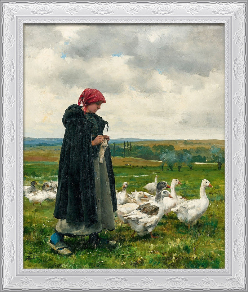 Goose Girl (Une Gardeuse d’Oie) – Julien Dupré, 1880–1890