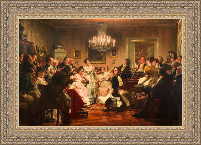 A Schubert Evening – Julius Schmid, 1897