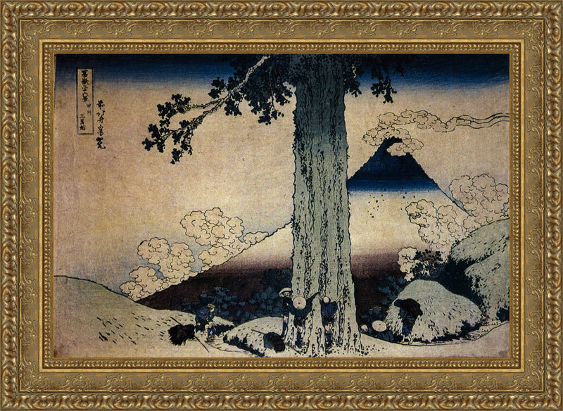 Mount Fuji from Mishima Pass – Katsushika Hokusai, 1830-1832