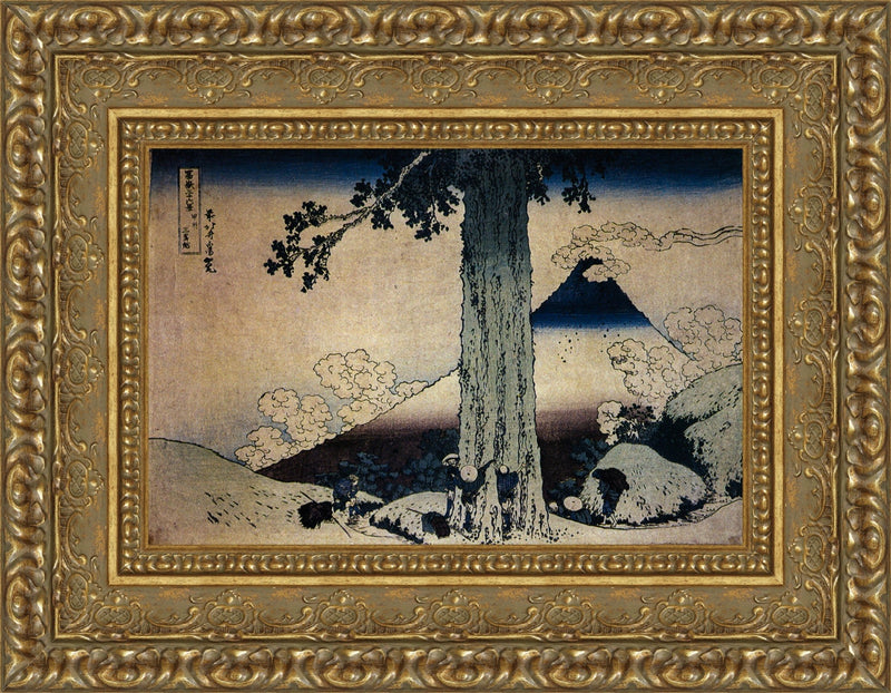 Mount Fuji from Mishima Pass – Katsushika Hokusai, 1830-1832