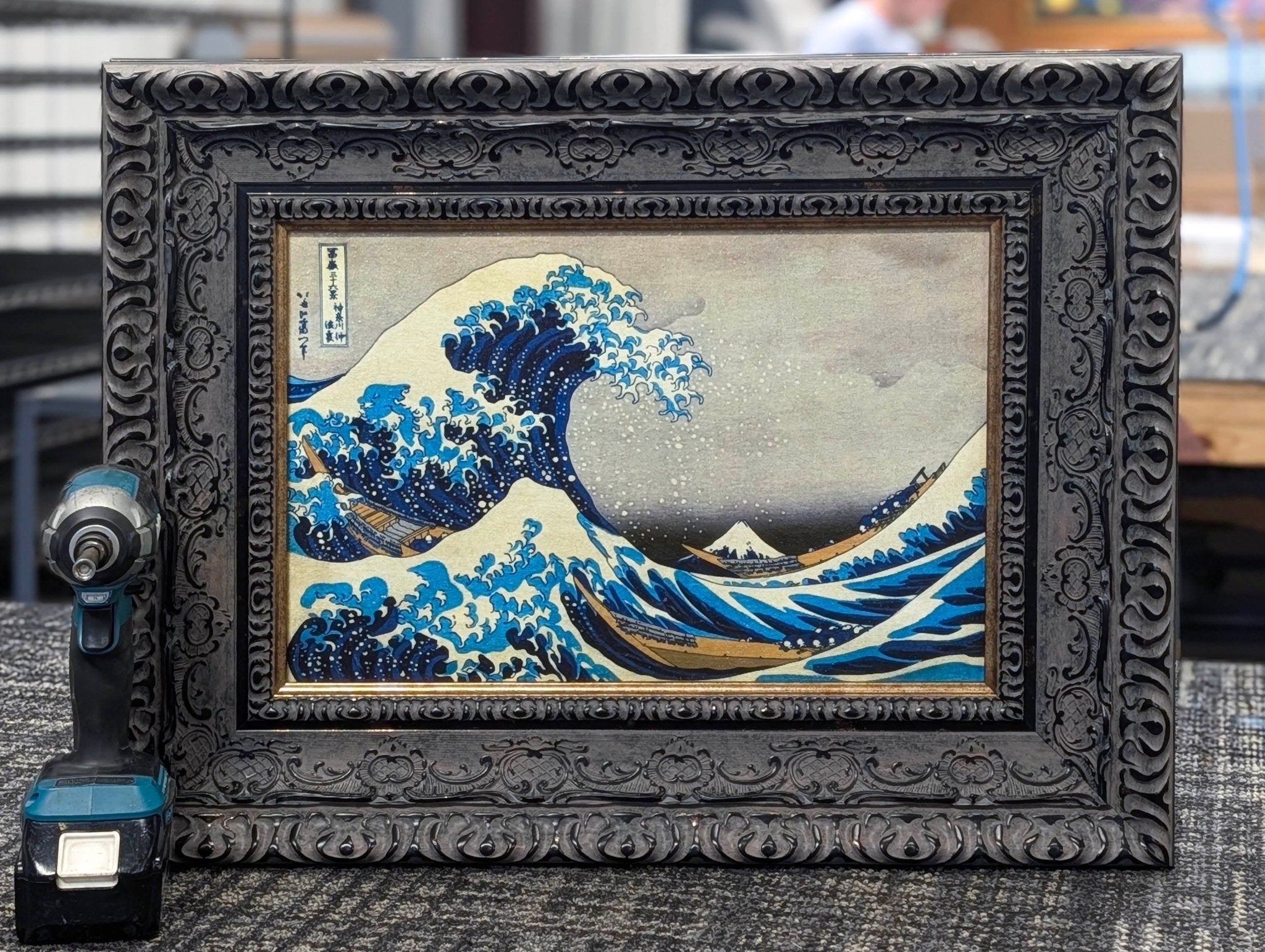 The Great Wave off Kanagawa by Katsushika Hokusai — Framed Giclee Canvas Print | Canvas Classics