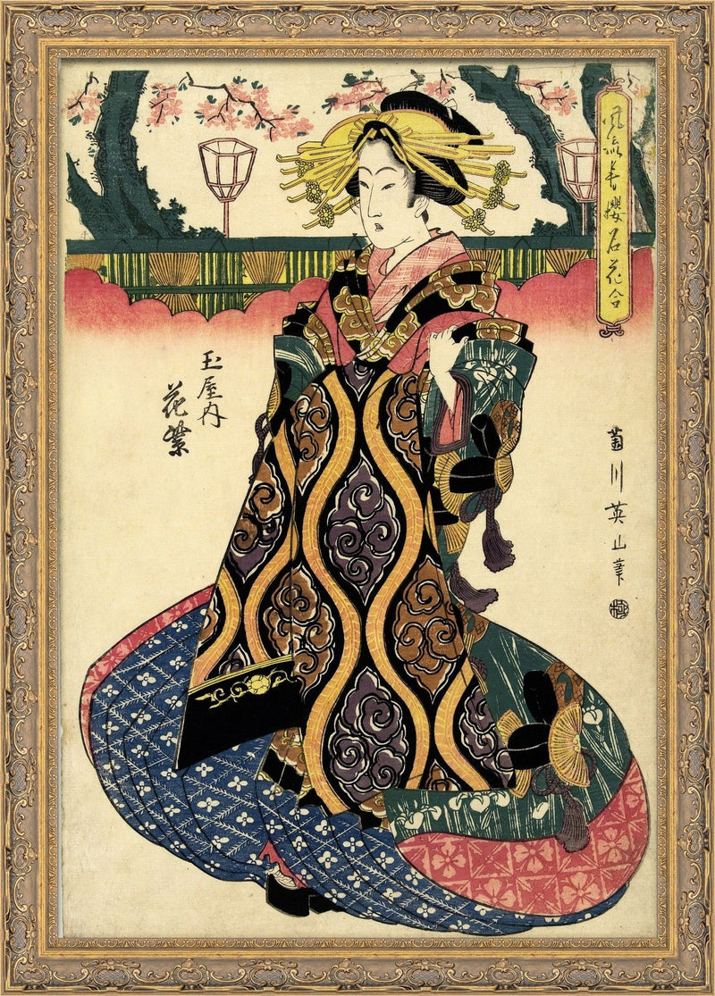 The Courtesan Hanamurasaki of the Tamaya House – Kikukawa Eizan, c. 1815