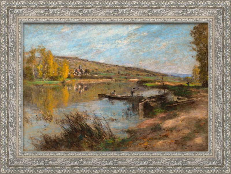 The Sand Quay, Chartèves (Quai au Sable, Chartèves) – Leon Augustin Lhermitte, 1904