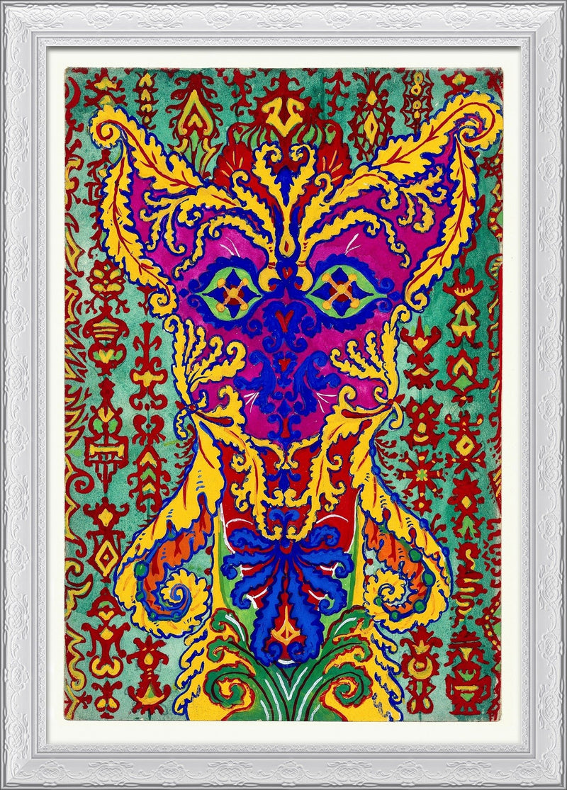 A Cat Formed by Patterns – Louis Wain, c. 1925