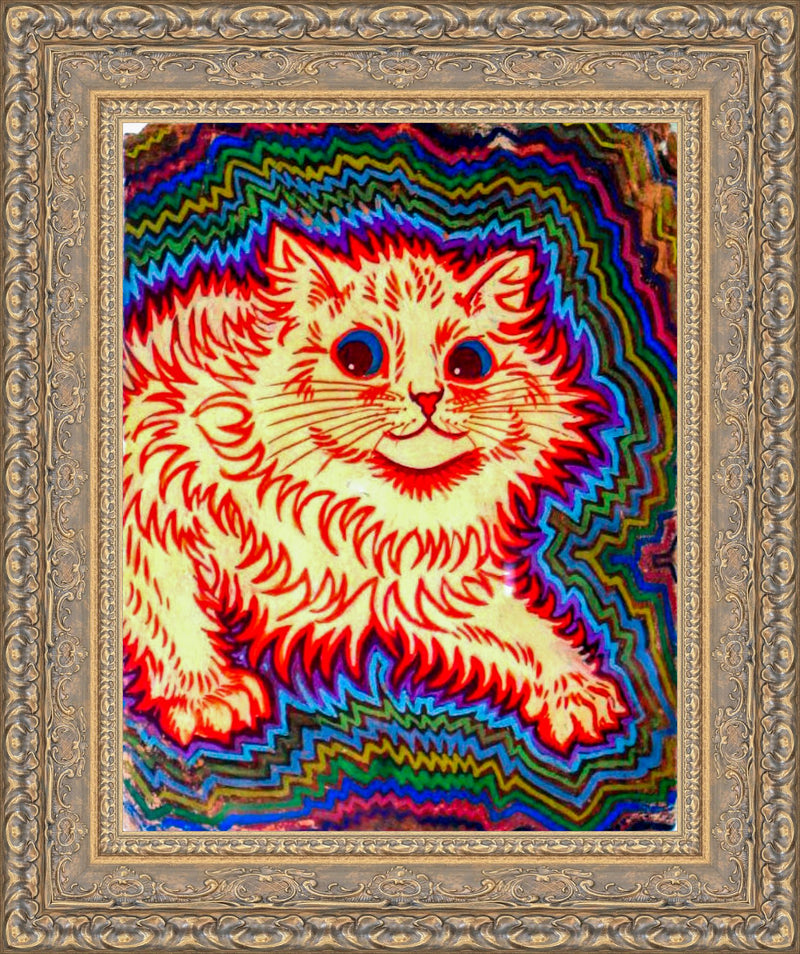A Psychedelic Cat – Louis Wain, c. 1925