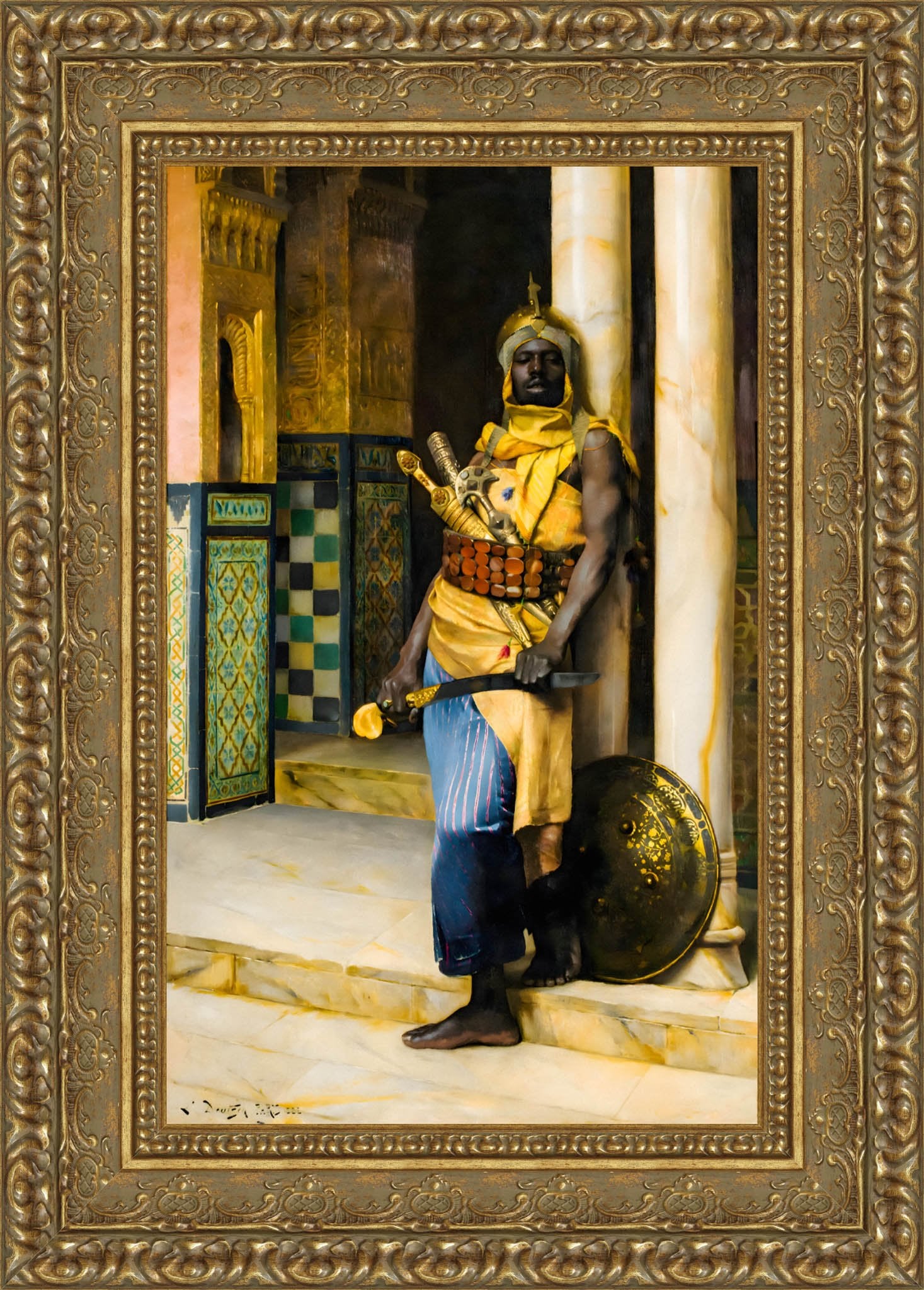 Guarding the Palace – Ludwig Deutsch, 1894