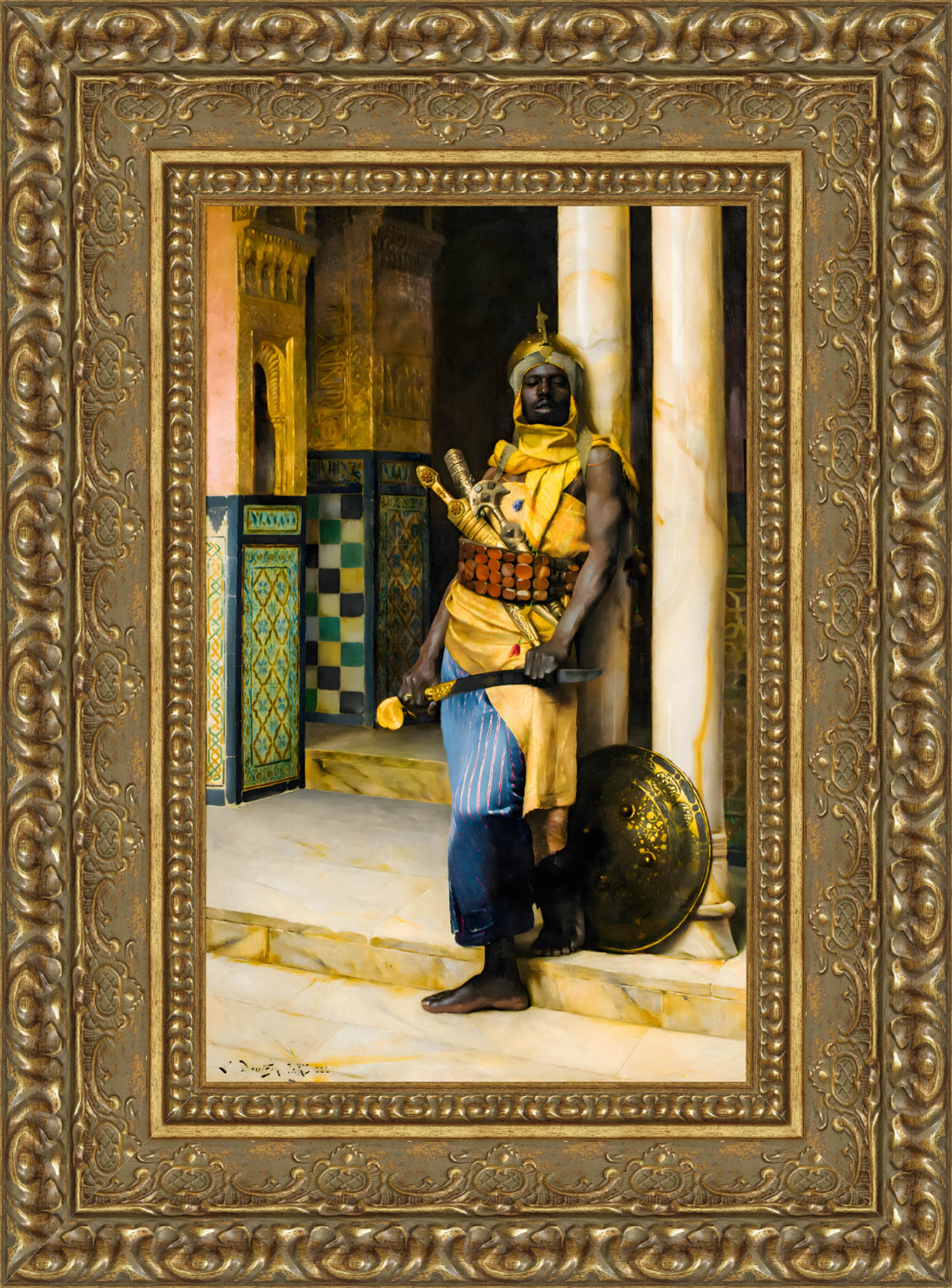 Guarding the Palace – Ludwig Deutsch, 1894