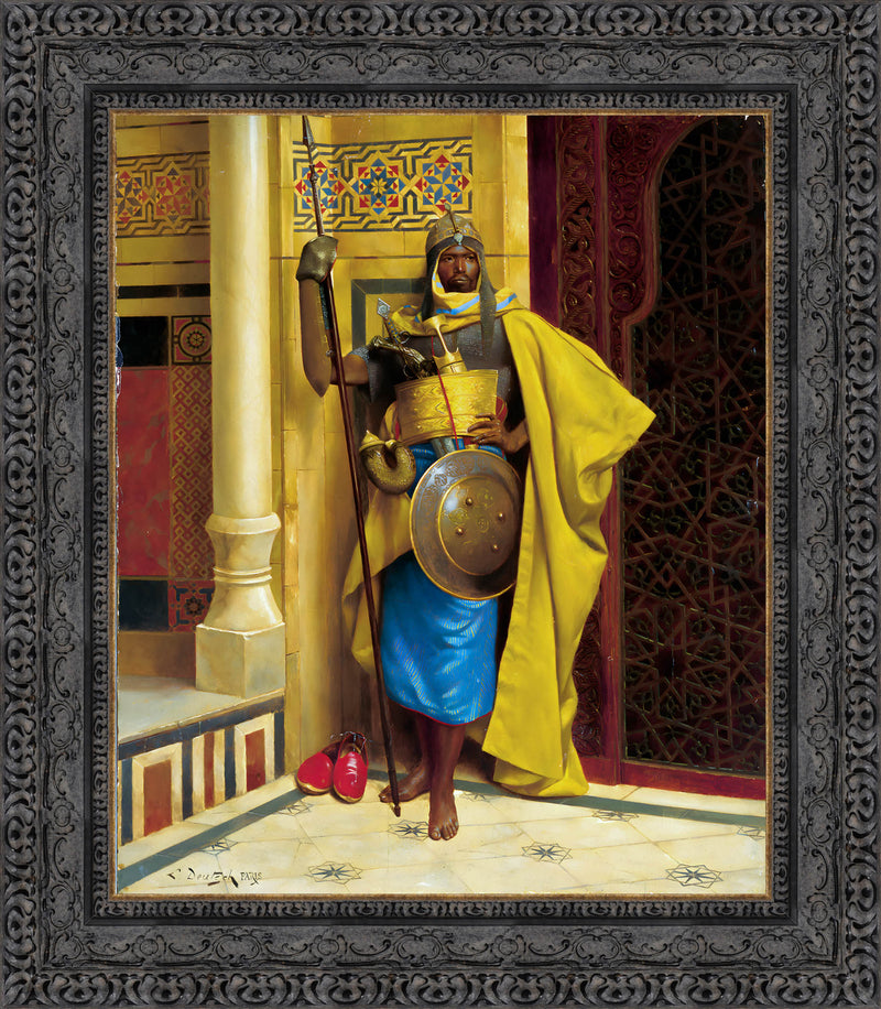 The Nubian Palace Guard – Ludwig Deutsch, 1894