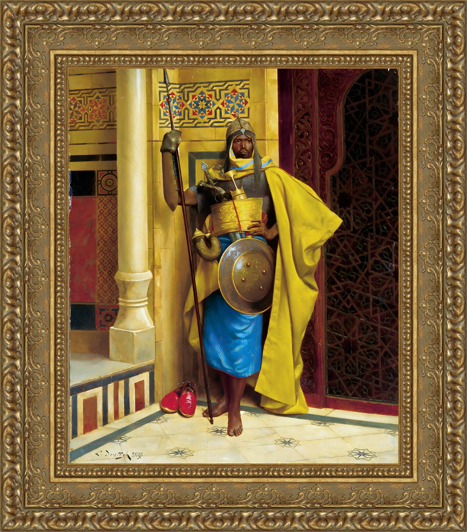 The Nubian Palace Guard – Ludwig Deutsch, 1894