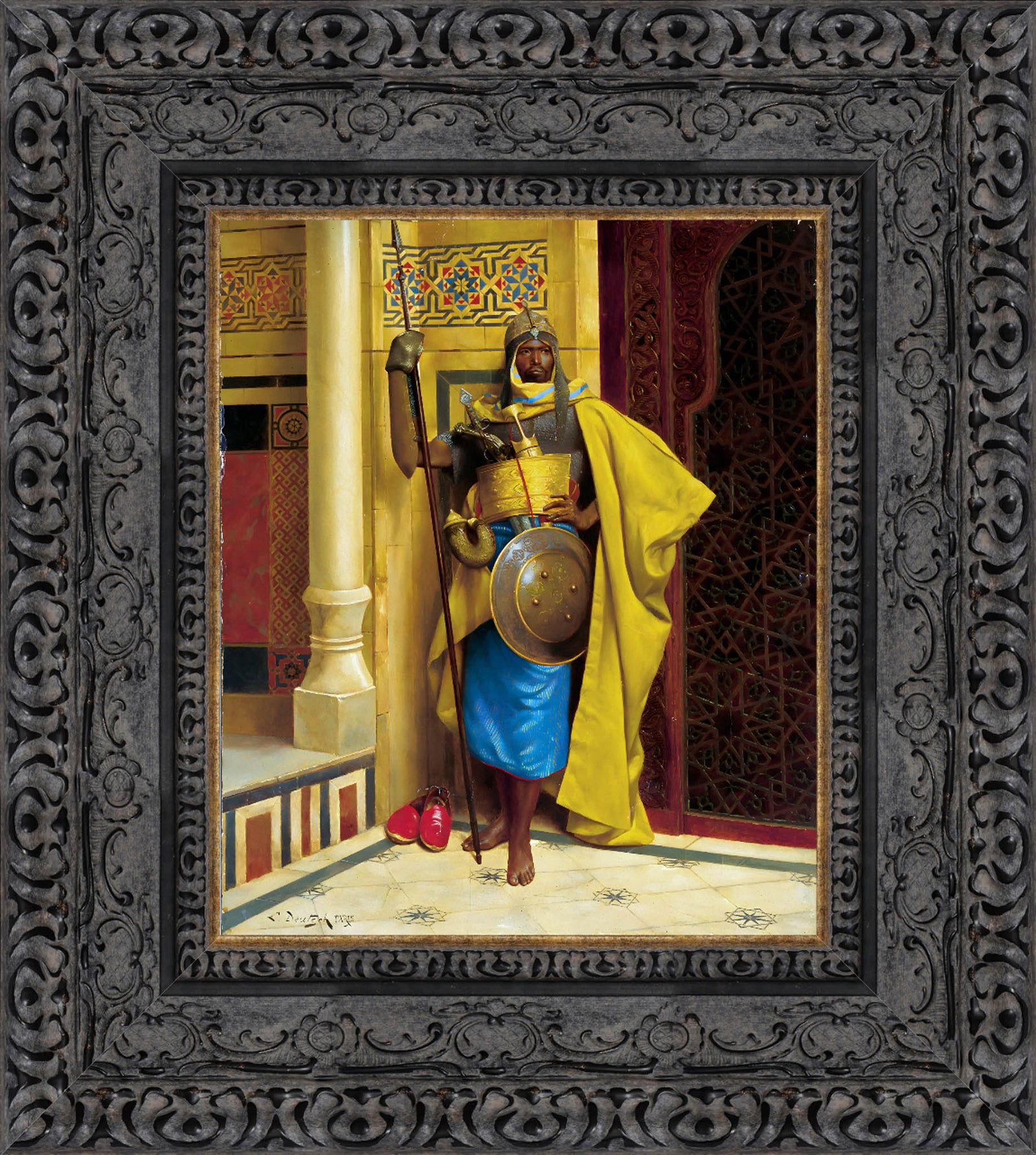 The Nubian Palace Guard – Ludwig Deutsch, 1894