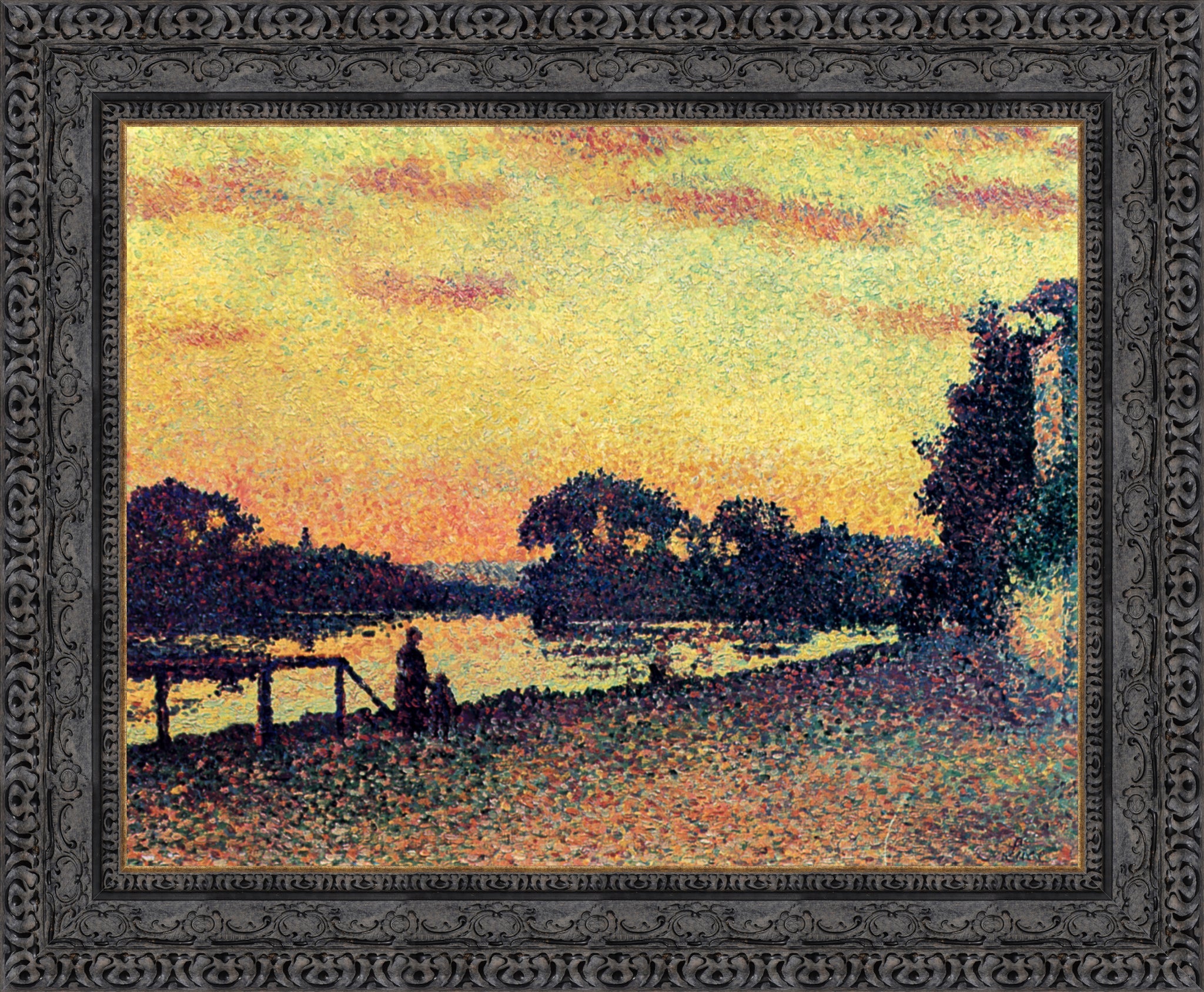 Sunset, Bank of the Seine at Herblay