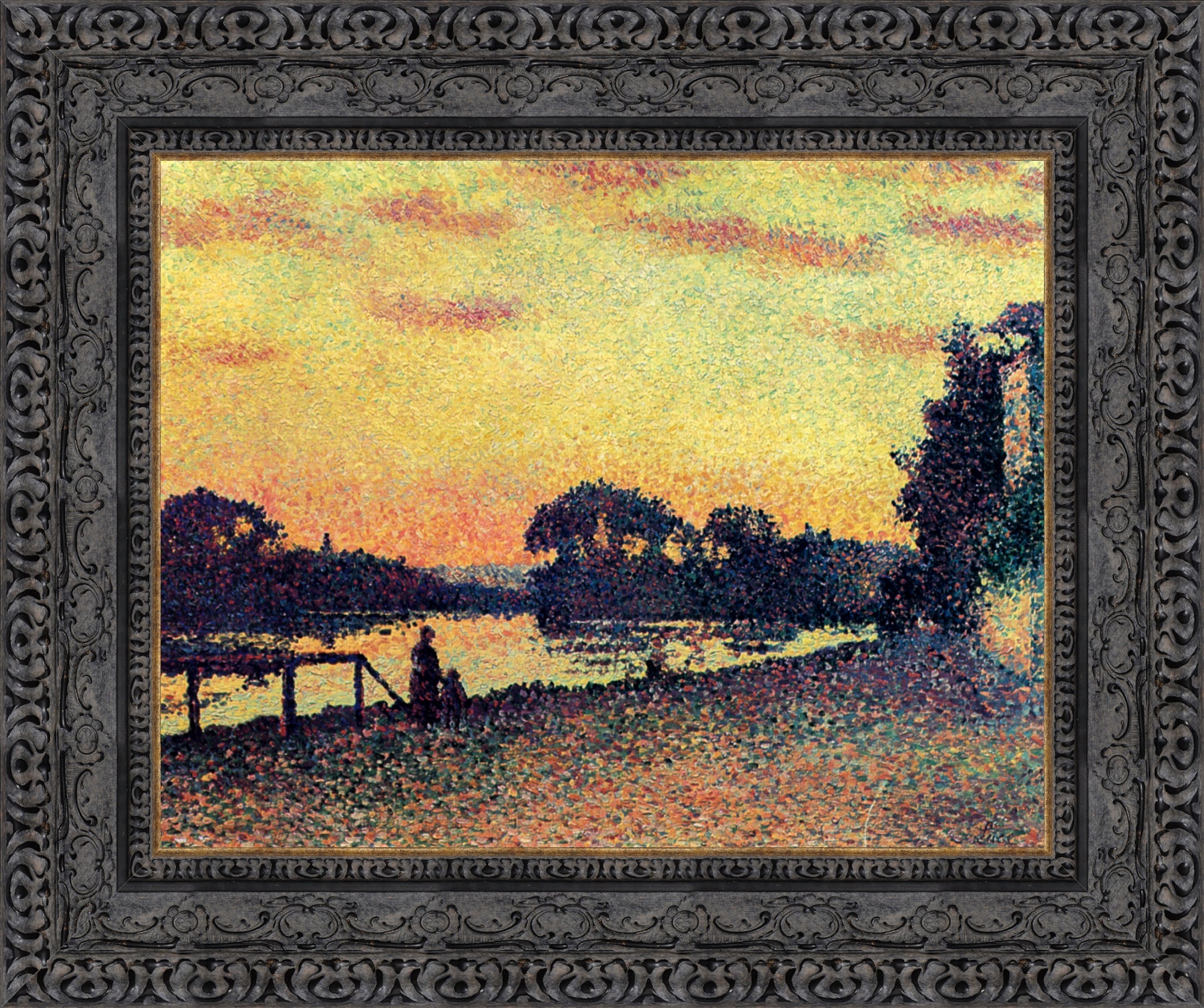Sunset, Bank of the Seine at Herblay