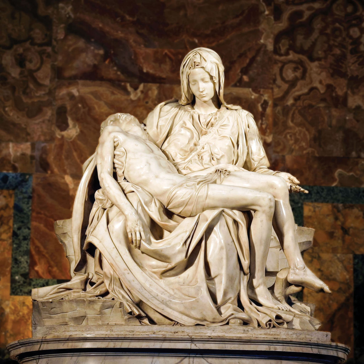 Pieta – Michelangelo Buonarroti, 1498-1499, framed