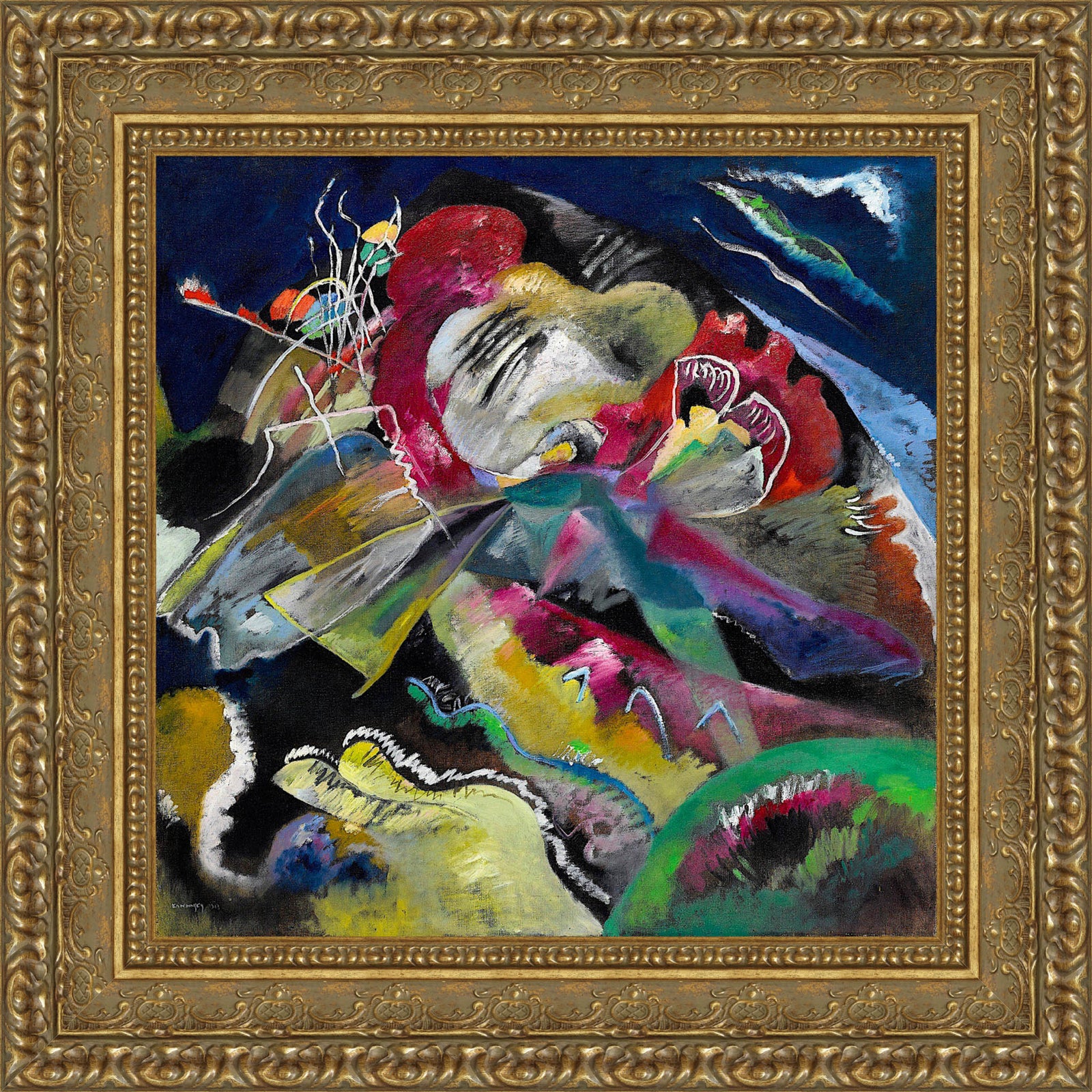 Picture with White Lines – Wassily Kandinsky, 1913