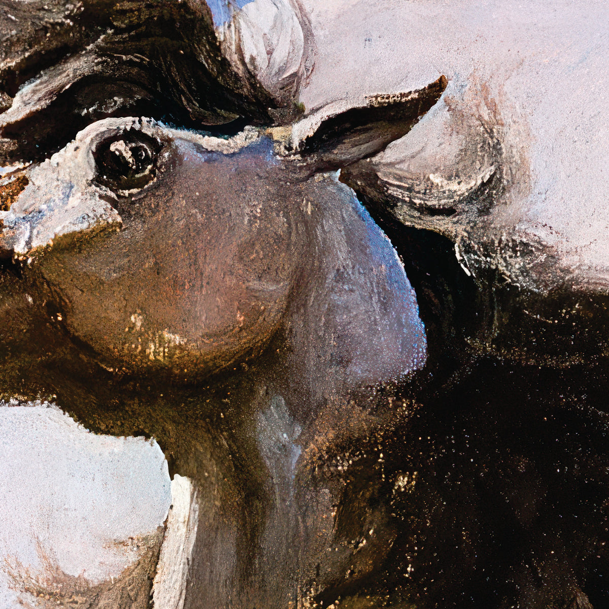 Smokey Face – N. C. Wyeth, 1909, print detail at full resolution