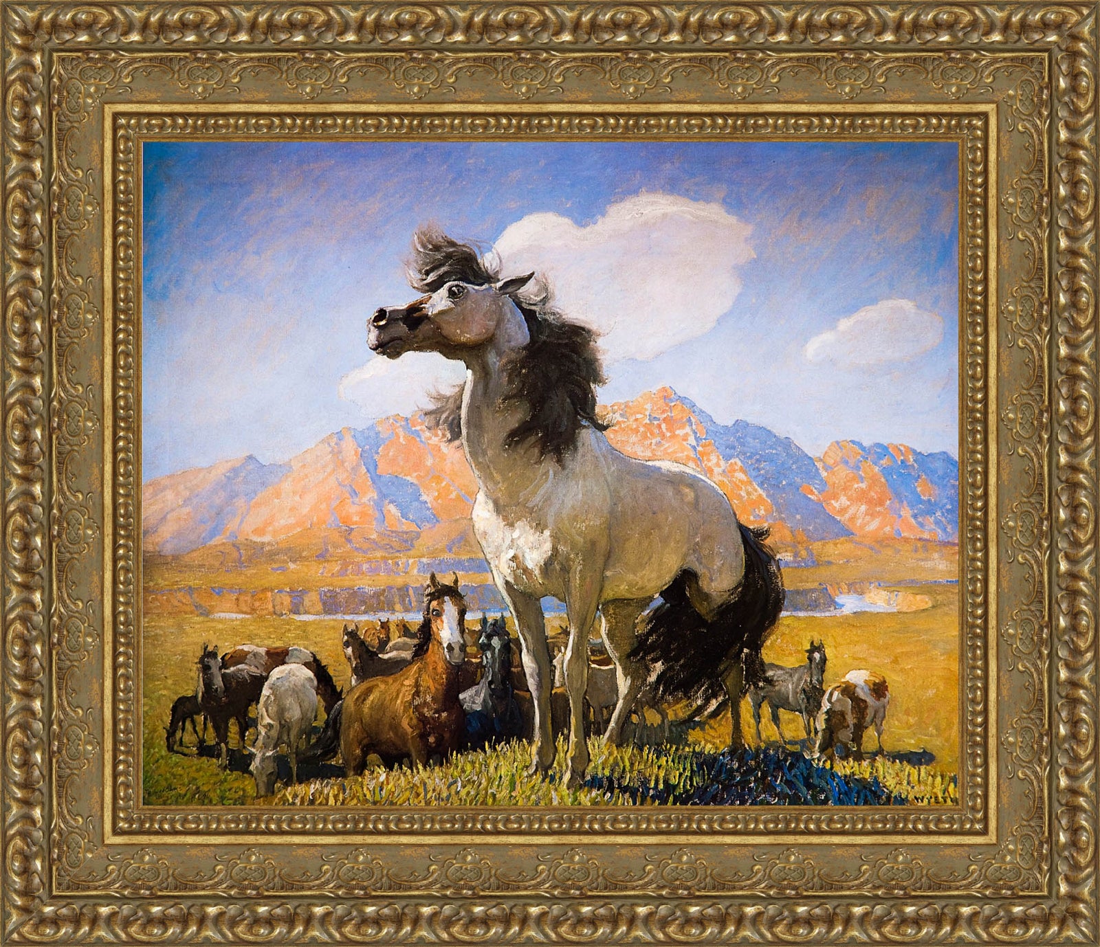 Smokey Face – N. C. Wyeth, 1909