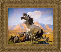 Gold frame
