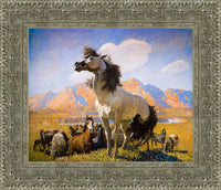 Silver frame