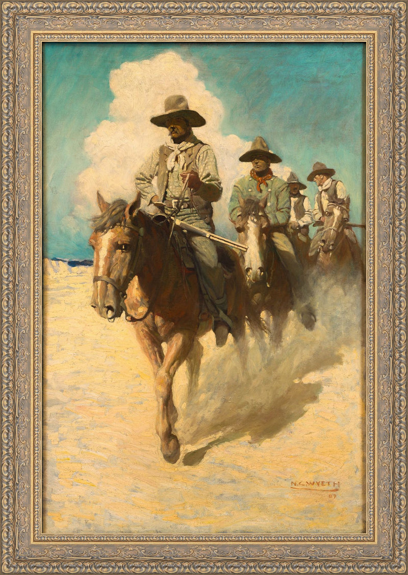 The Little Posse – N.C. Wyeth, c. 1906