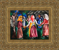 Gold frame