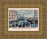 Destruction of Tea at Boston Harbor – Nathaniel Currier, 1846