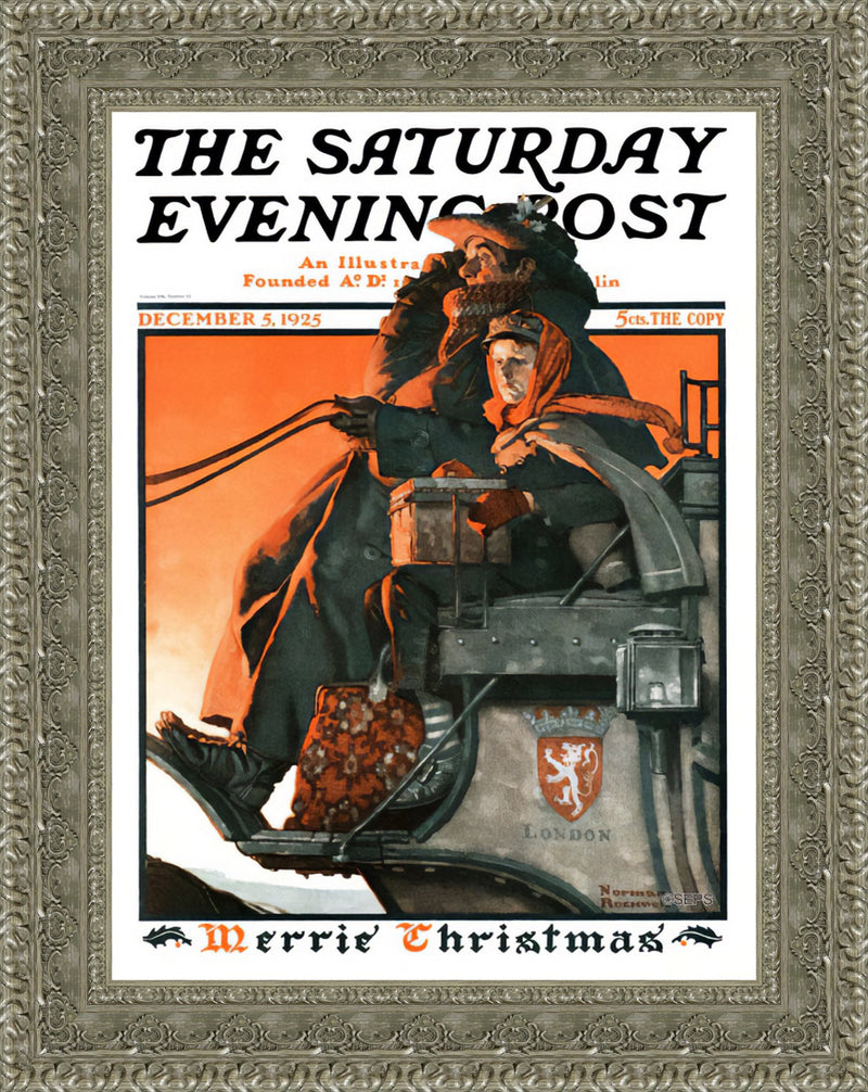 Saturday Evening Post Cover, December 5, 1925 – Norman Rockwell, 1925