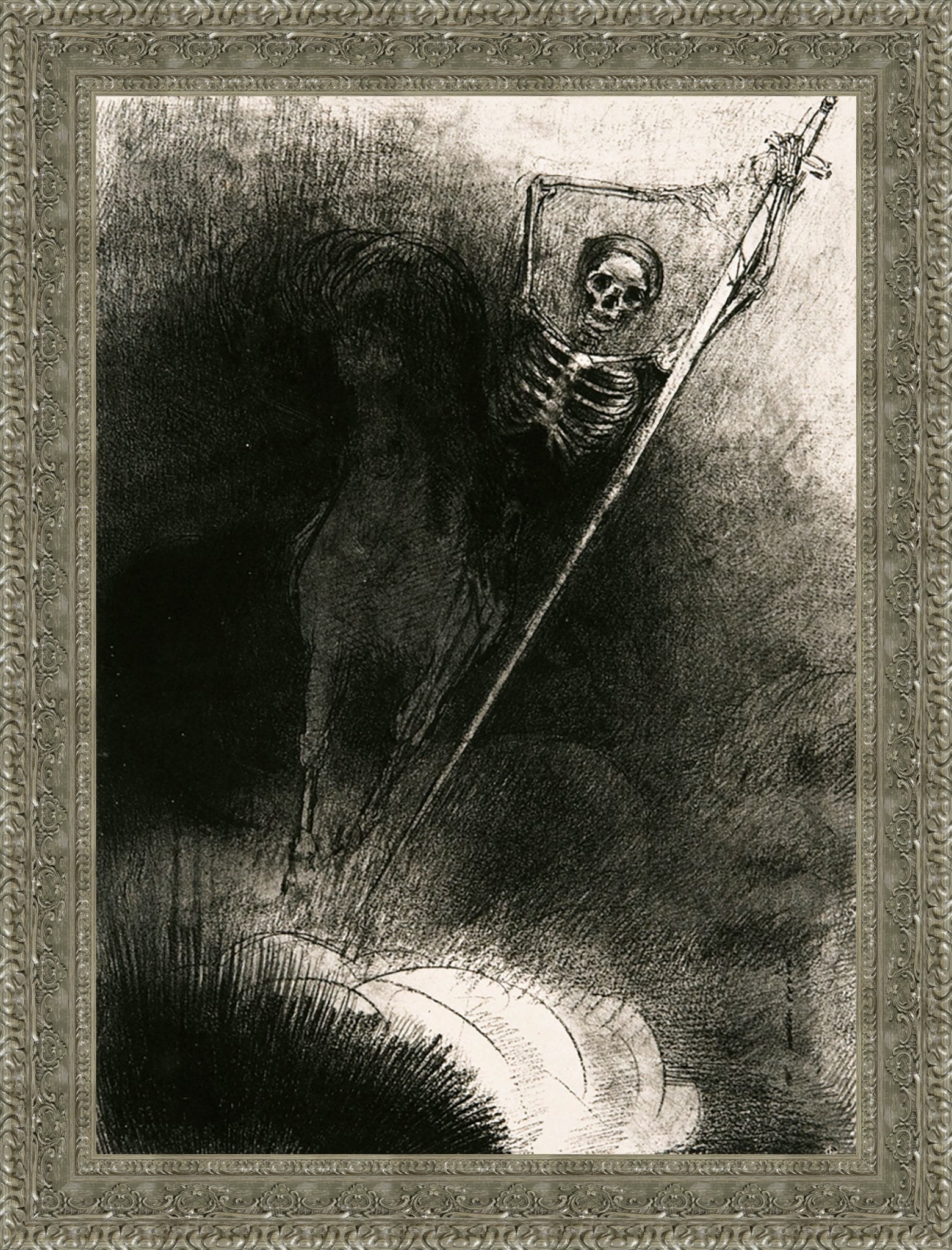 Apocalypse De Saint Jean III by Odilon Redon — Framed Giclee Canvas Print | Canvas Classics