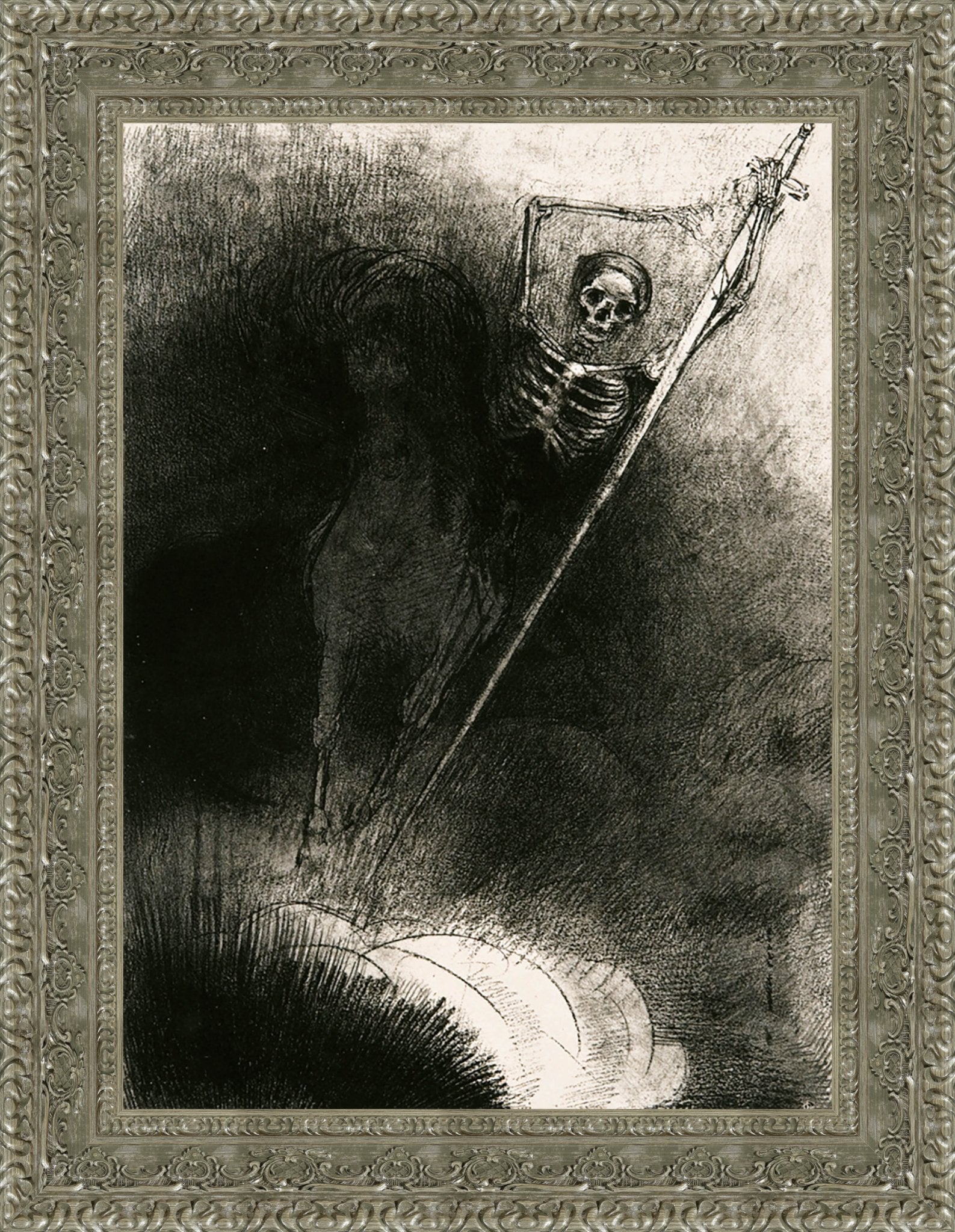 Apocalypse De Saint Jean III by Odilon Redon — Framed Giclee Canvas Print | Canvas Classics