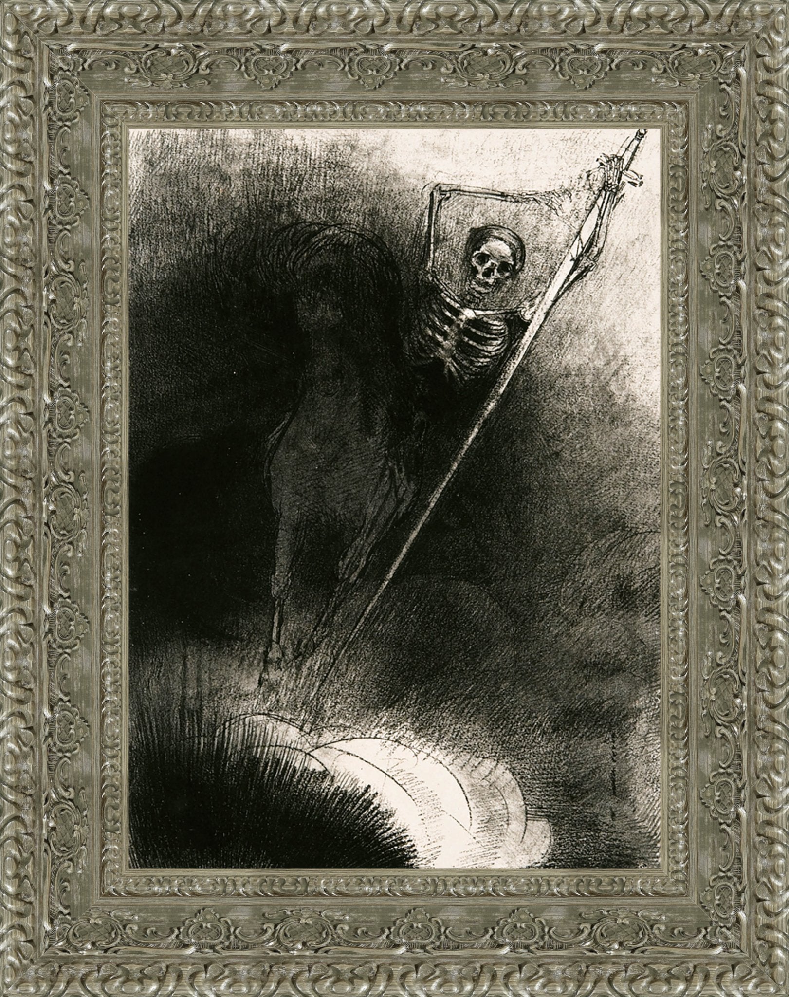 Apocalypse De Saint Jean III by Odilon Redon — Framed Giclee Canvas Print | Canvas Classics